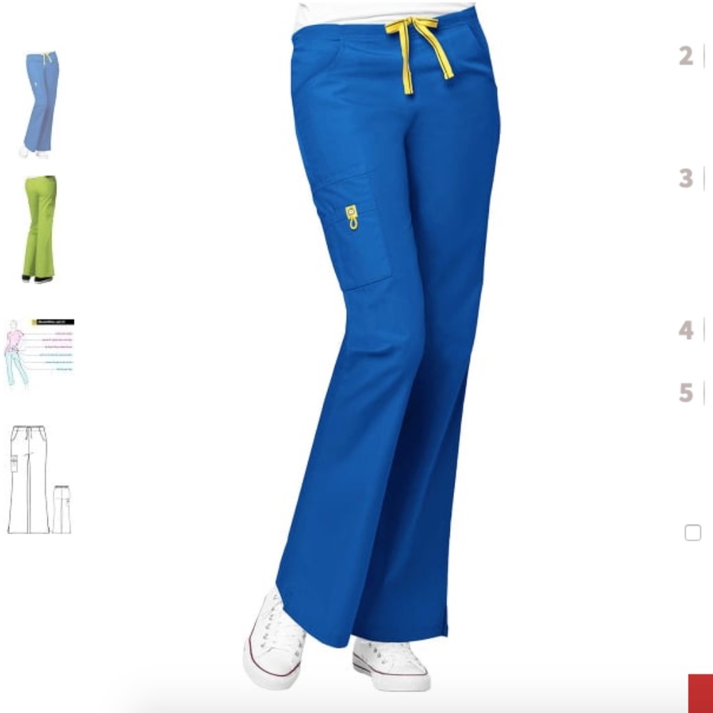 WonderWink Romeo Scrub Pants, Royal Blue